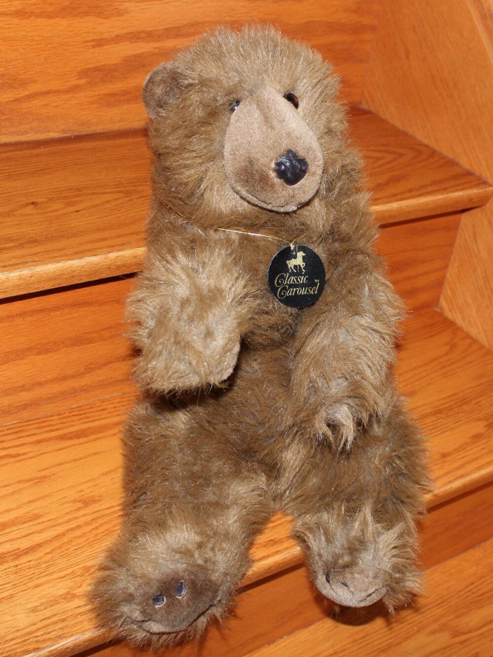 vintage❤️1983 Thorndike CAROUSEL by GUY Teddy Bear sits 16" tall Korea made